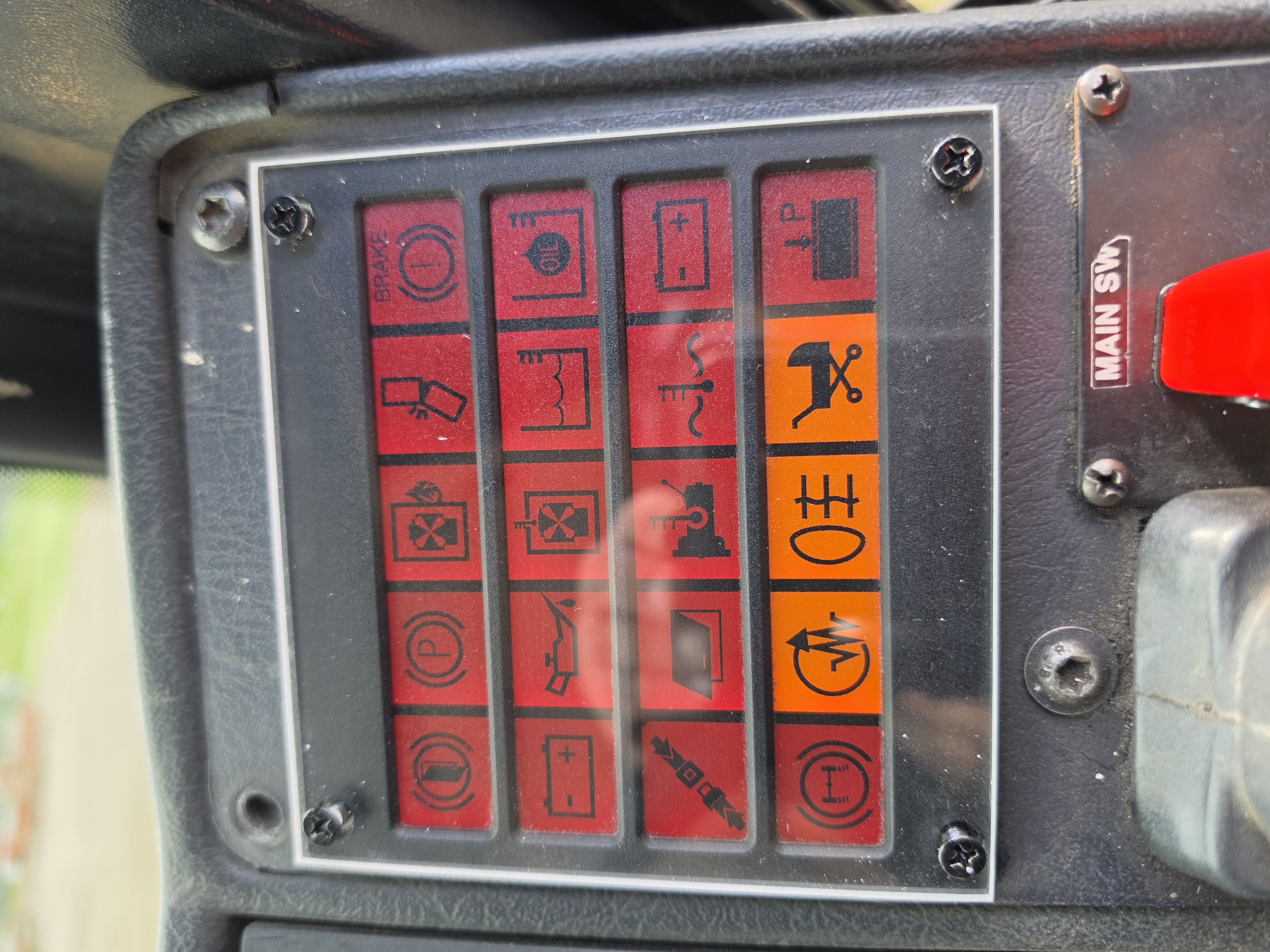 Perspex for Volvo B10 Instrument Warning Cluster photo 3